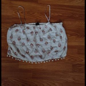 Crop tank top from Pacsun